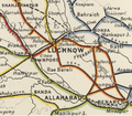 Oudh & Rohilkhand Railway Map 1909, south-east section.png