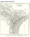 Benares Tramway Proposal 1907 Map.png