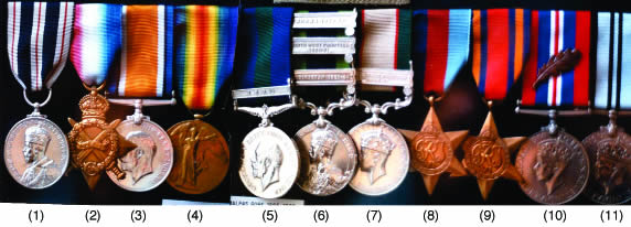 Col Gore's medals