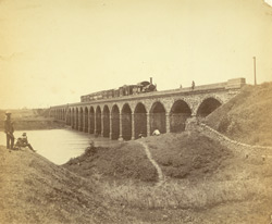 viaduct railway india train railways indian history bombay steam oldest british bridge thane trains library facts 1853 creek know blowing