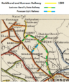 Rohilkund and Kumaon Railway 1909 Map v2.png