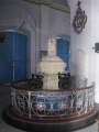 Pondicherry - Baptismal Font of Immaculate Conception Cathedral.JPG