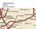Nadiad-Kapadvanj Railway Map.png