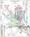 Coronation Durbar Delhi 1911 Map 40%.png